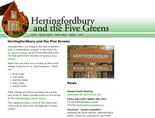 Tablet Screenshot of hertingfordbury.org.uk